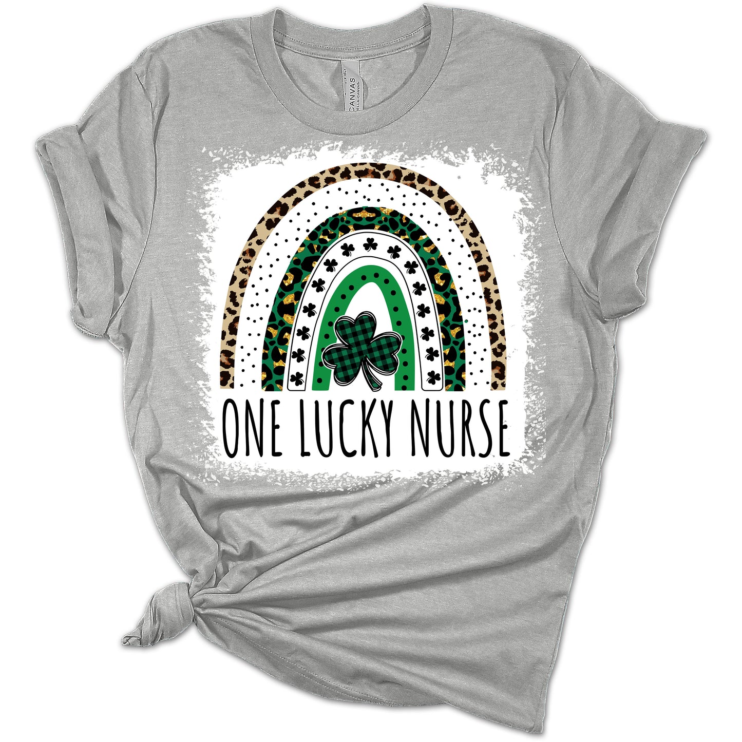 One Lucky Nurse Rainbow St. Patrick's Day Women's T-Shirt