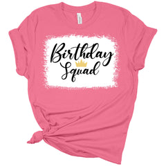 Women's Birthday Squad Party T-Shirt | Birthday T-Shirt | GyftWear