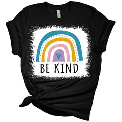 Be Kind Women's Graphic T-Shirt | Bella Casual Top | GyftWear