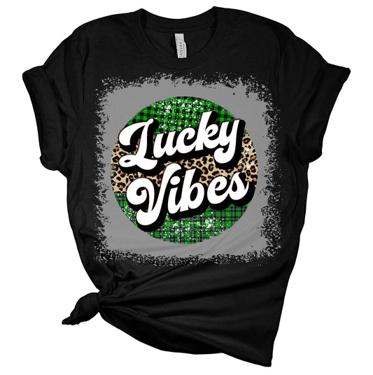 Lucky Vibes St. Patrick's Day Women's Bella T-