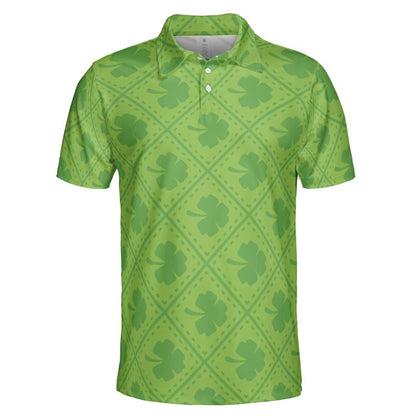 St. Patrick's Irish Clover Polo Shirts for Men