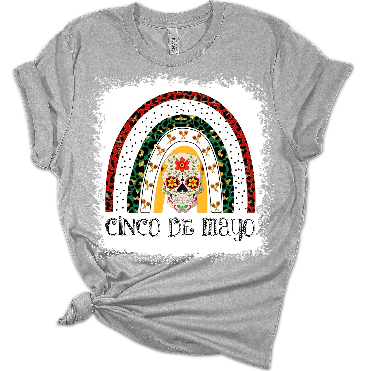 Cinco De Mayo Rainbow Women's Bella T-Shirt
