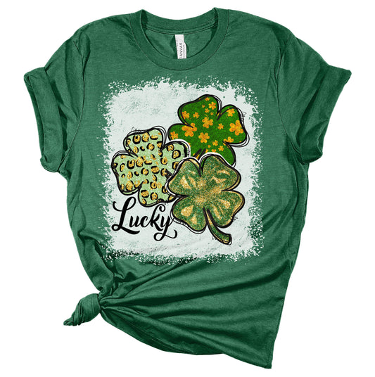 Lucky Clover St. Patrick's Day Women's Bella T