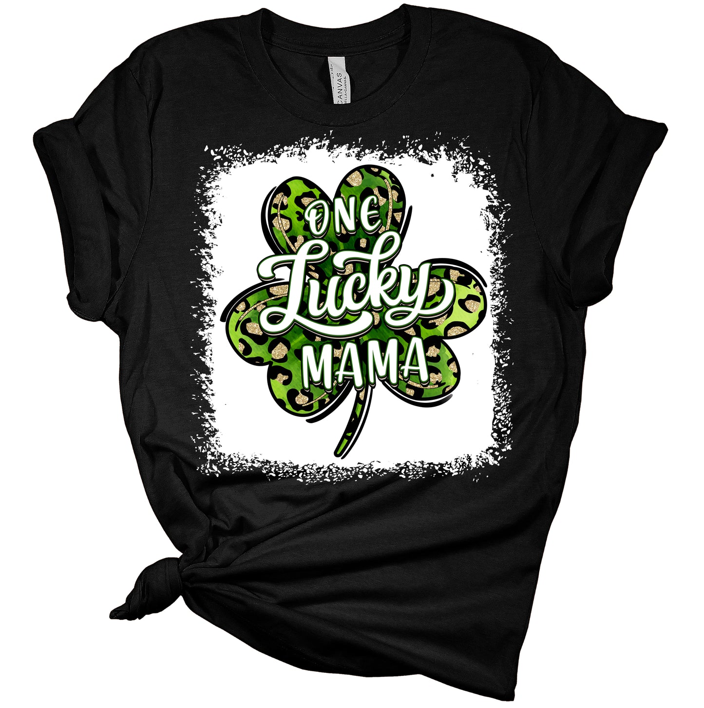 One Lucky Mama Clover Bella St. Patrick's Day Women's T-Shirt