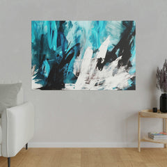 Aqua Blue 6 Wall Art-Abstract Picture Canvas Print Wall Painting Modern Artwork Canvas Wall Art for Living Room Home Office Décor