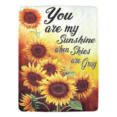 You Are My Sunshine Art Print Ultra-Soft Micro Fleece Large 60" x 80" Gift Blanket