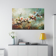 Plum Blossom Branch Art-Abstract Picture Canvas Print Wall Painting Modern Artwork Canvas Wall Art for Living Room Home Office Décor