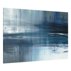 Blue and Grey Wall Art 4- Abstract Picture Canvas Print Wall Painting Modern Artwork Canvas Wall Art for Living Room Home Office Décor