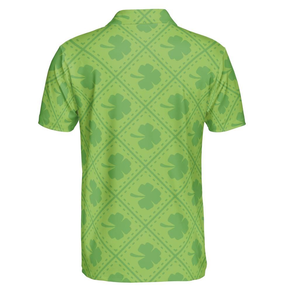 St. Patrick's Irish Clover Polo Shirts for Men