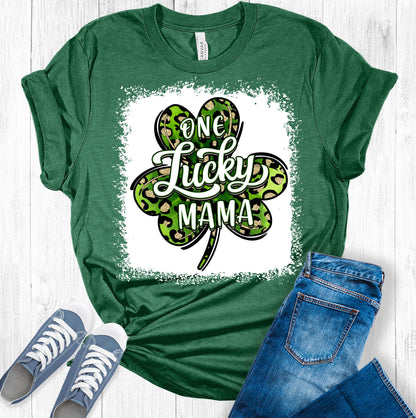 One Lucky Mama Clover Bella St. Patrick's Day Women's T-Shirt