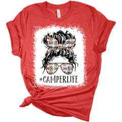 Camper Life Bleached Print Shirt | Print T-Shirts | GyftWear