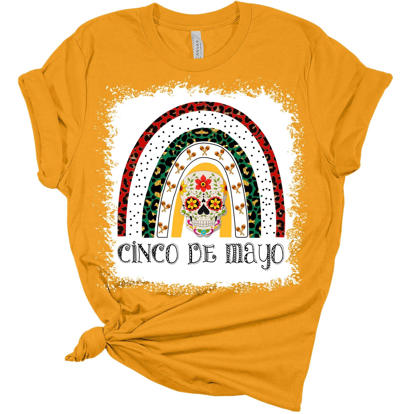 Cinco De Mayo Rainbow Women's Bella T-Shirt