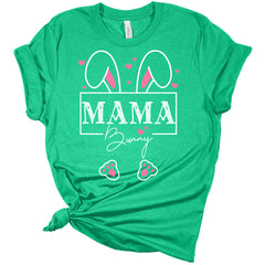 Mama Easter Bunny Women's Bella Easter Mom T-Shirt