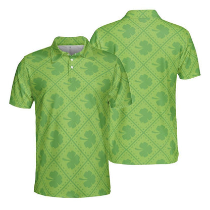 St. Patrick's Irish Clover Polo Shirts for Men