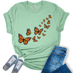 Womens Monarch Butterfly Shirt