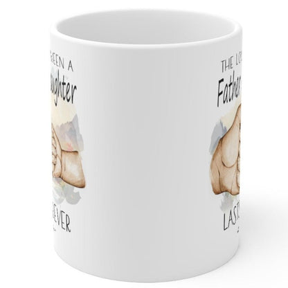 The Love Between a Father and Daughter Lasts Forever Gift Coffee Mug