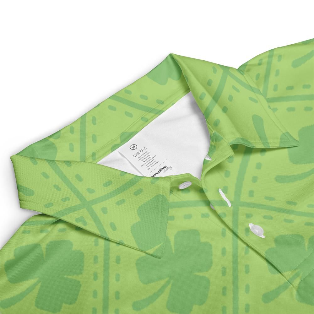 St. Patrick's Irish Clover Polo Shirts for Men