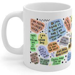 Dad Daily Affirmations Father's Day Gift New Dad Coffee Mug