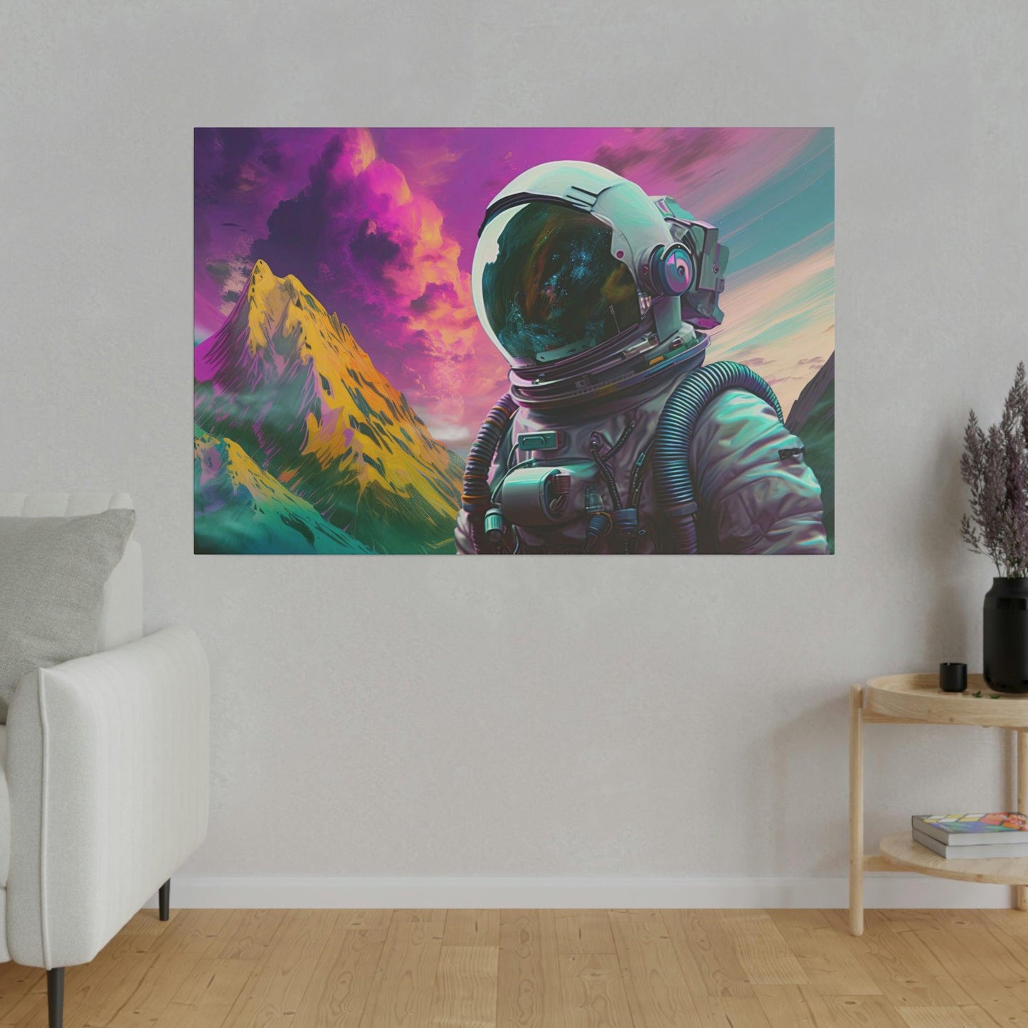 Astronaut Space 6 Colorful Wall Art - Abstract Picture Canvas Print Wall Painting Modern Artwork Wall Art for Living Room Home Office Décor