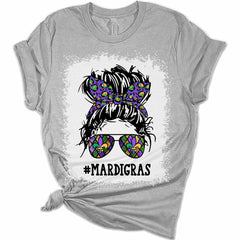 Mama Mardi Gras Shirt, Bella Graphic Tees For Women