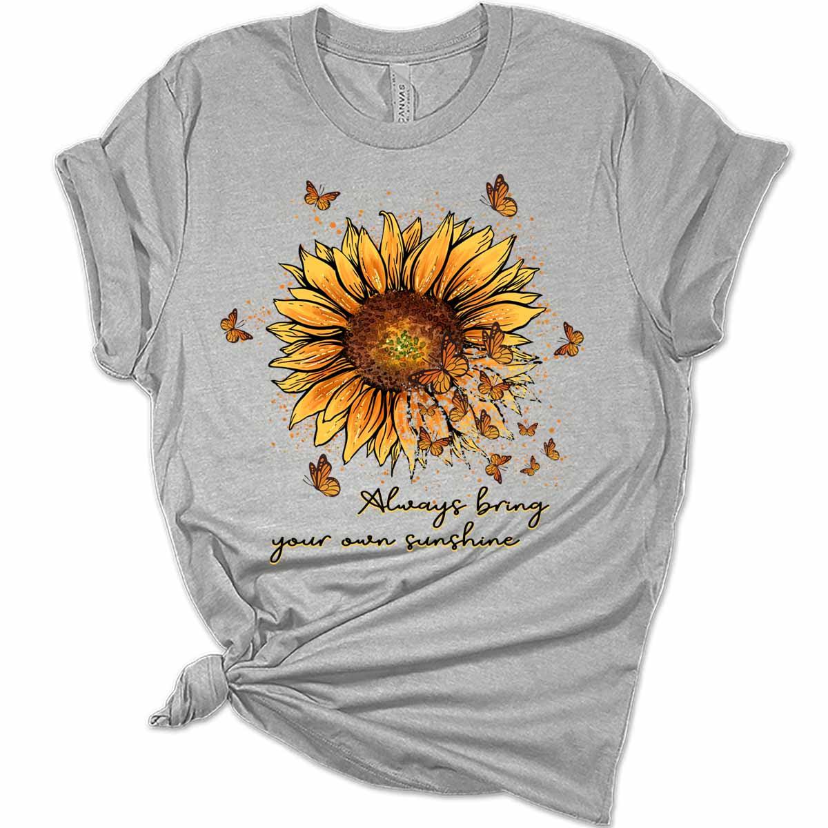 Distressed Daisy Flower Smiley Comfort Colors Graphic Shirt