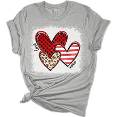 Valentines Day Shirt Bella Graphic Print Shirts For Women
