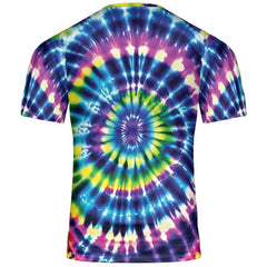 Tie Dye Shirt Trippy Lime Swirl Art Print Graphic T-Shirts