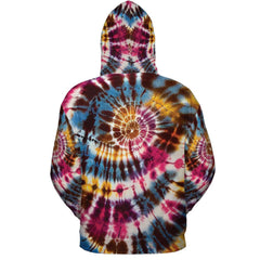 Rose Gold Tie Dye All Over Print Hoodie