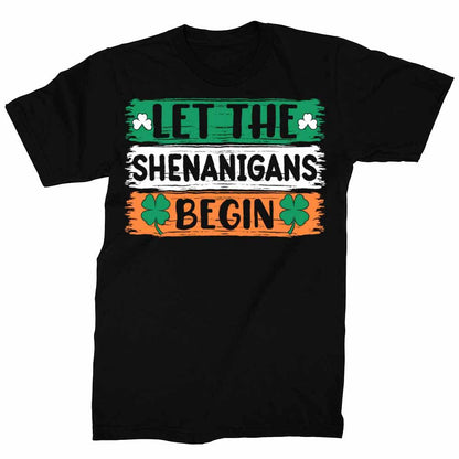 Let The Shenanigans Begin Saint Patrick's Day Men's Graphic Tee