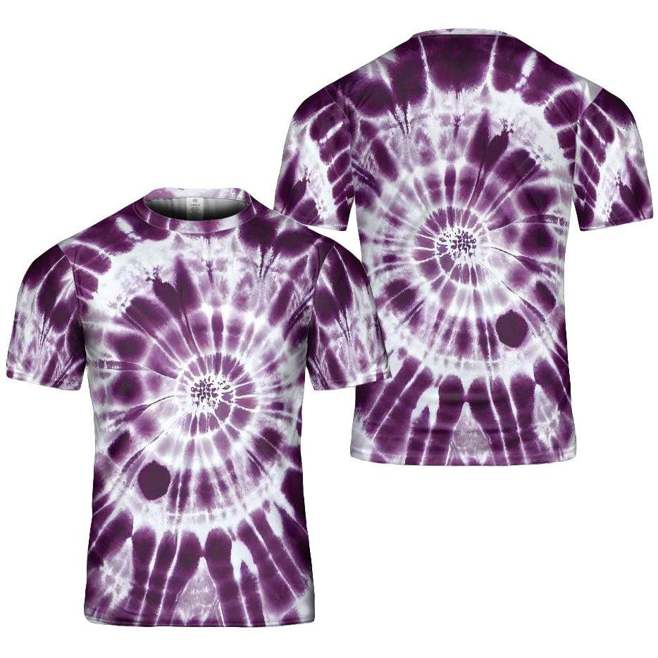 Tie Dye Shirt Trippy Amethyst Art Swirl Paint Graphic Print T-Shirts