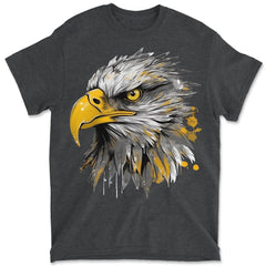 Mens Eagle Shirt Cool Animal T-Shirt Premium Short Sleeve Casual Graphic Tee