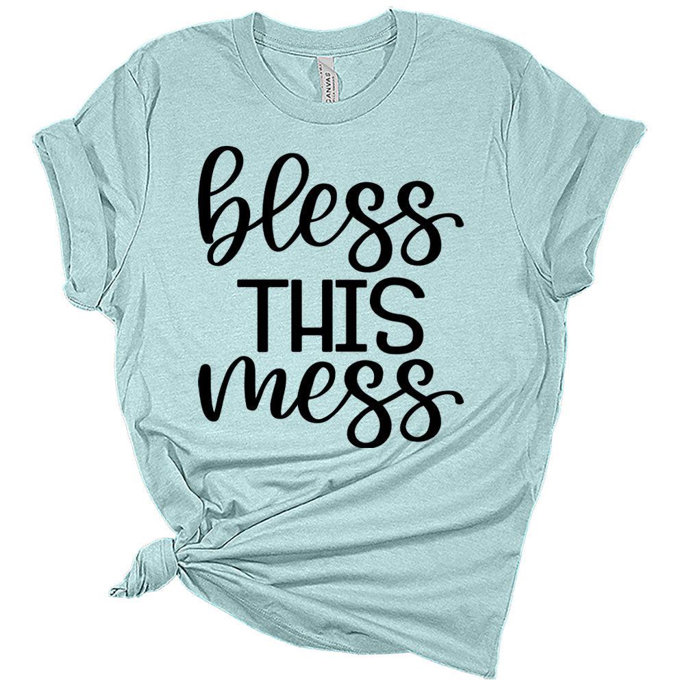 Bless This Mess Women's Christian Graphic Tee