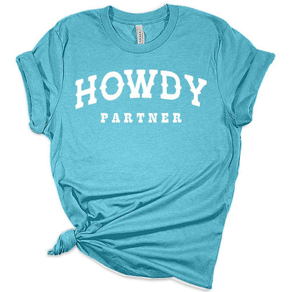 Howdy Shirt Cute Country Short Sleeve Tops Cowgirl Graphic Tees Western Shirts for Women