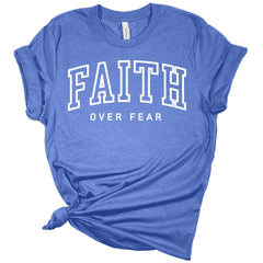 Womens Christian Shirts Cute Faith Graphic Tees Casual Religious Letter Print Short Sleeve Tshirts Summer Tops for Women