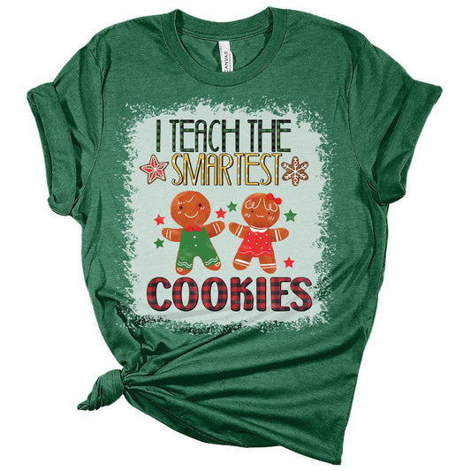 I Teach The Smartest Cookies Christmas Shirt Teacher Christmas Shirt