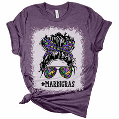 Mama Mardi Gras Shirt, Bella Graphic Tees For Women