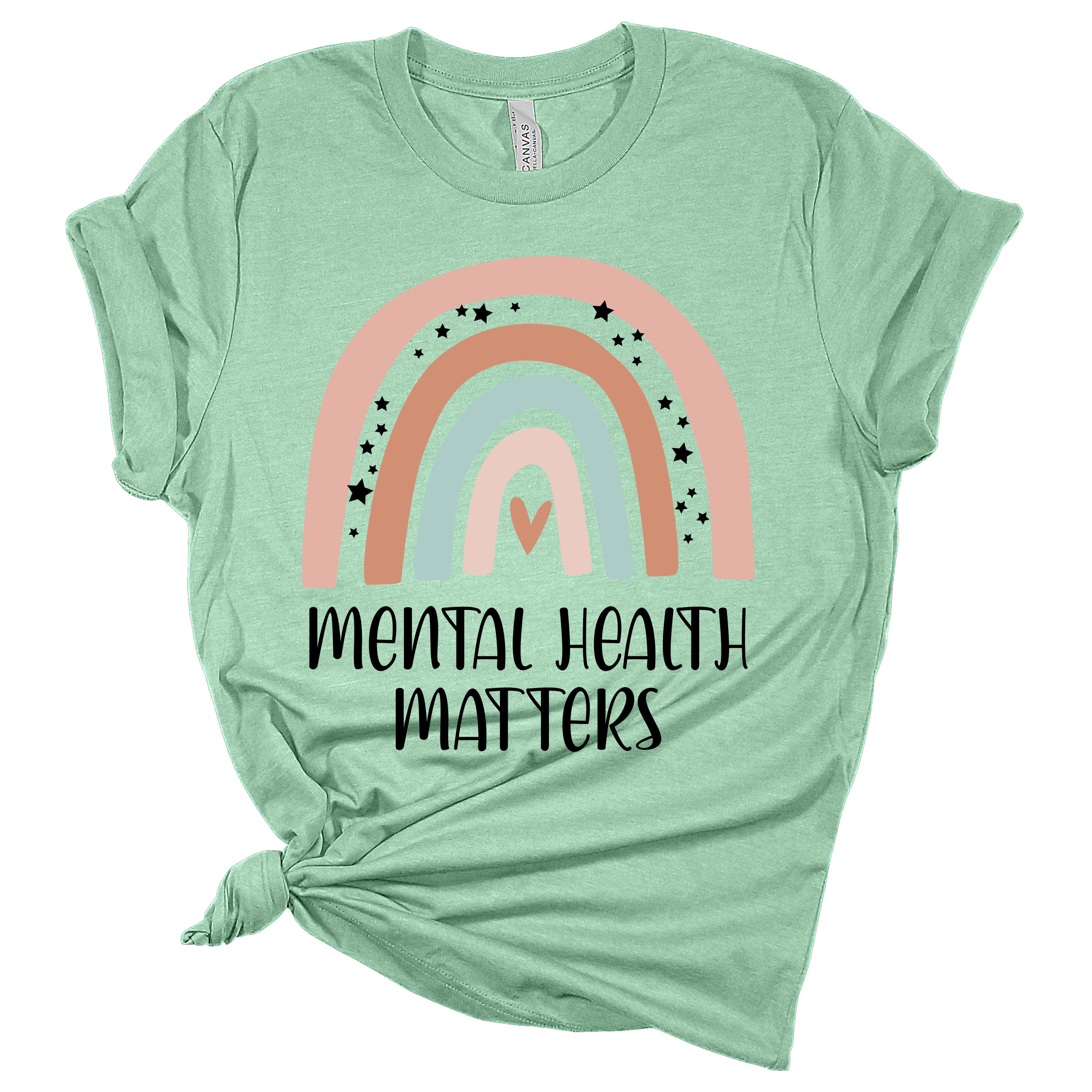 Mental Health Matters Mental Health Awareness Rainbow Women's T-Shirt