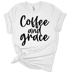 Coffee And Grace Women's Christian Graphic Tee
