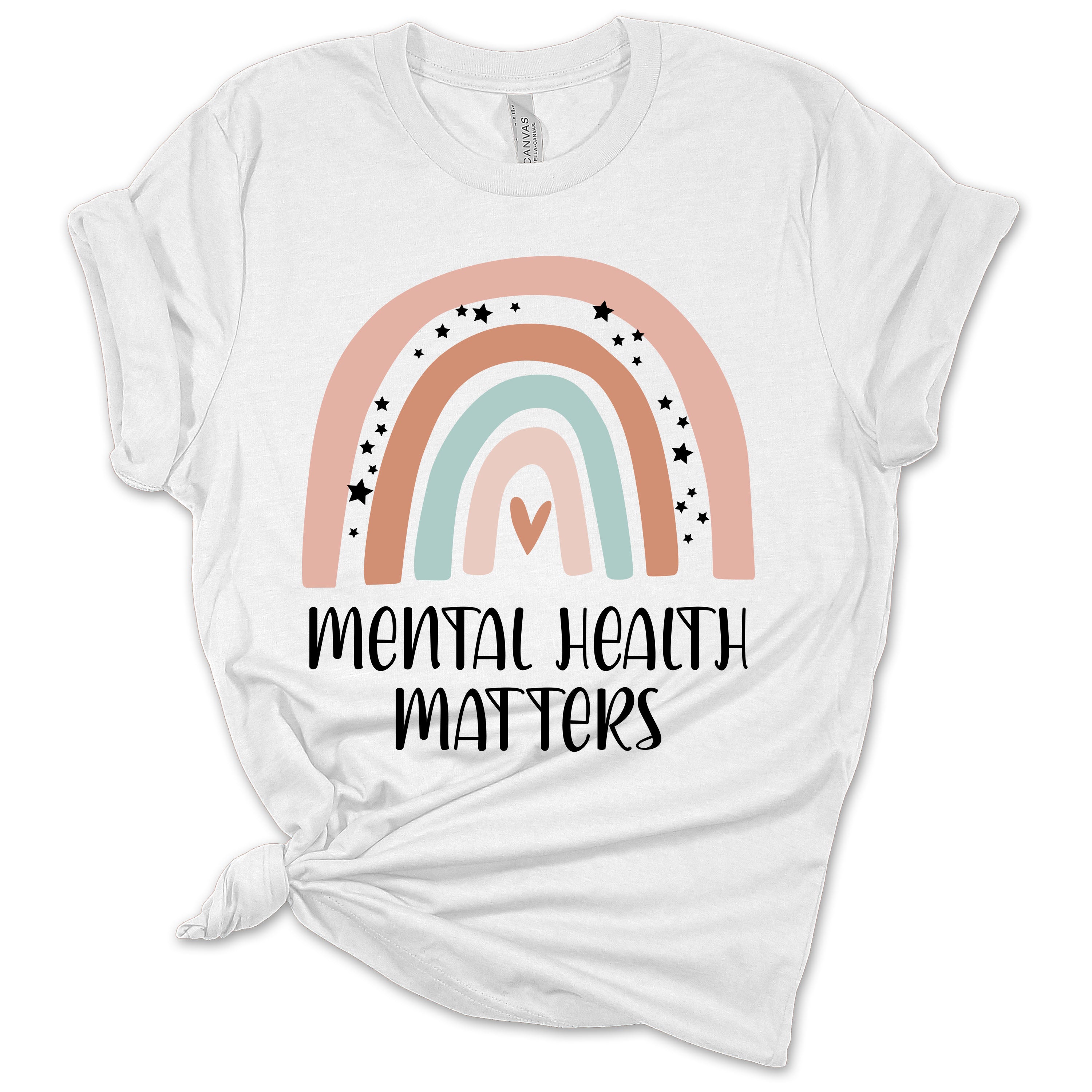 Mental Health Matters Mental Health Awareness Rainbow Women's T-Shirt