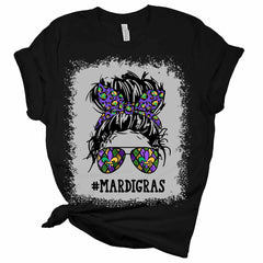 Mama Mardi Gras Shirt, Bella Graphic Tees For Women