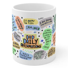 Dad Daily Affirmations Father's Day Gift New Dad Coffee Mug