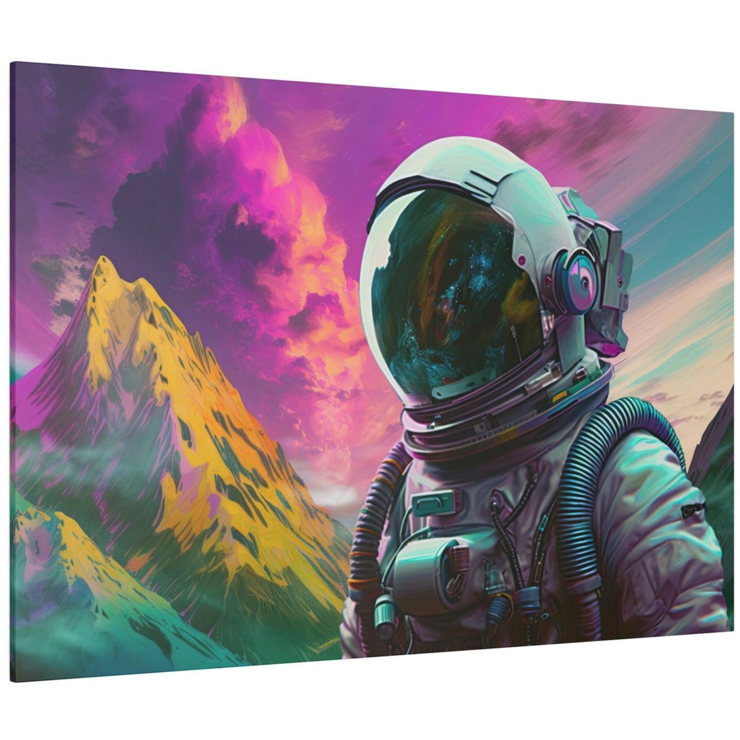 Astronaut Space 6 Colorful Wall Art - Abstract Picture Canvas Print Wall Painting Modern Artwork Wall Art for Living Room Home Office Décor