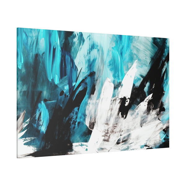 Aqua Blue 6 Wall Art-Abstract Picture Canvas Print Wall Painting Moder ...