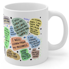 Dad Daily Affirmations Father's Day Gift New Dad Coffee Mug