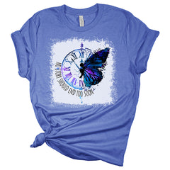 Suicide Prevention Shirt No Story Should End Mental Health Awareness Tshirt Butterfly Graphic Tees for Women