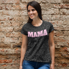Mama Leopard All Over Print T-Shirt