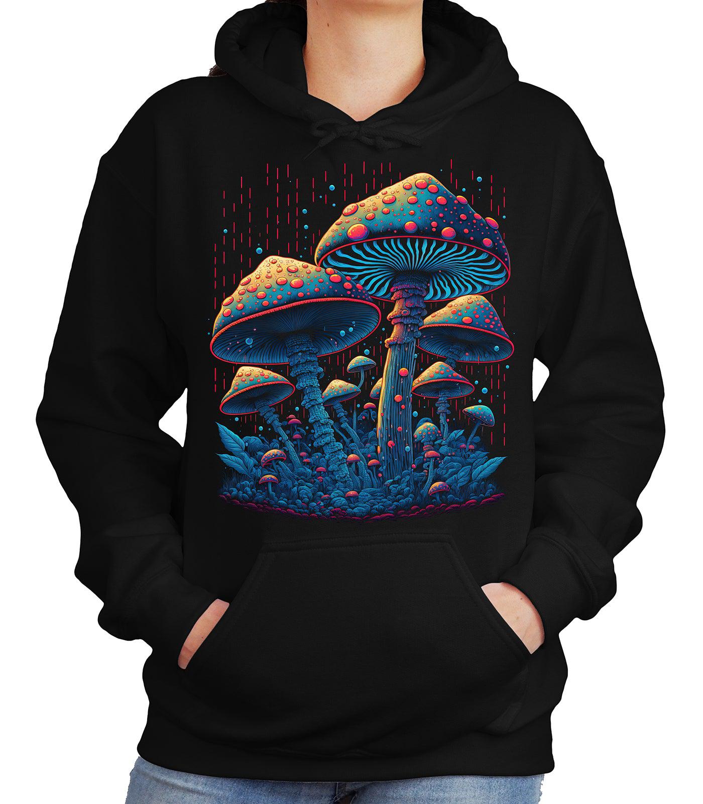 Y2k Hoodie Cottagecore Hoodies Mushroom Pullover Sweaters Graphic Print Aesthetic Fairycore Clothing