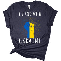 I Stand With Ukraine Support Ukraine Women's Bella T-Shirt