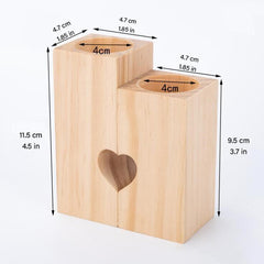 To My Bestie Candle Holder With Heart
